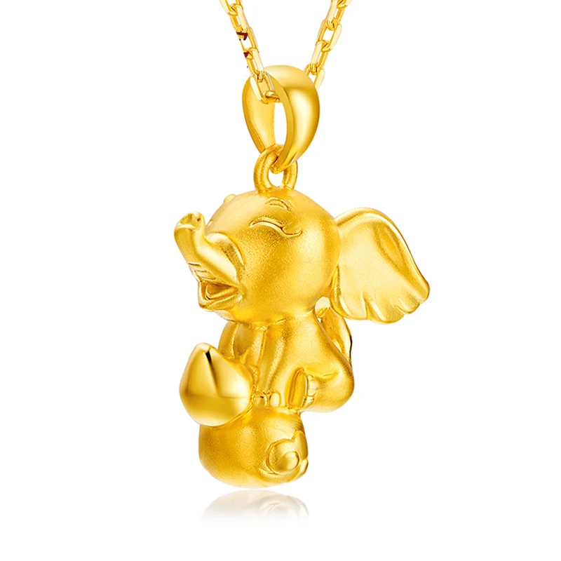 3D lovely Elephant pendant Authentic 24K Yellow Gold auspicious animal pendant 2.7g
3D lovely Elephant pendant Authentic 24K Yellow Gold auspicious animal pendant 2.7g