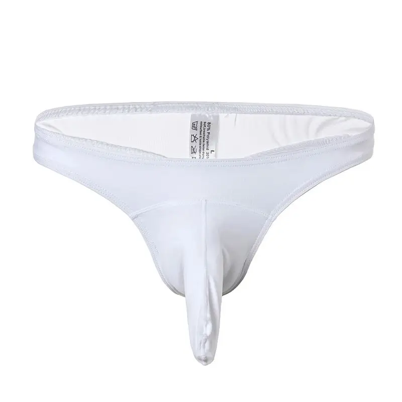 Men's Sexy Ice Silk G-String Thong Underwear Elephant Trunk Brief T-Back Bulge Low Rise Lingerie Party Nightclub
Men's Sexy Ice Silk G-String Thong Underwear Elephant Trunk Brief T-Back Bulge Low Rise Lingerie Party Nightclub