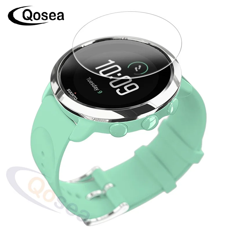 Qosea закаленное Стекло для Suunto 3 Фитнес Экран протектор 9 H ультра тонкий прозрачный