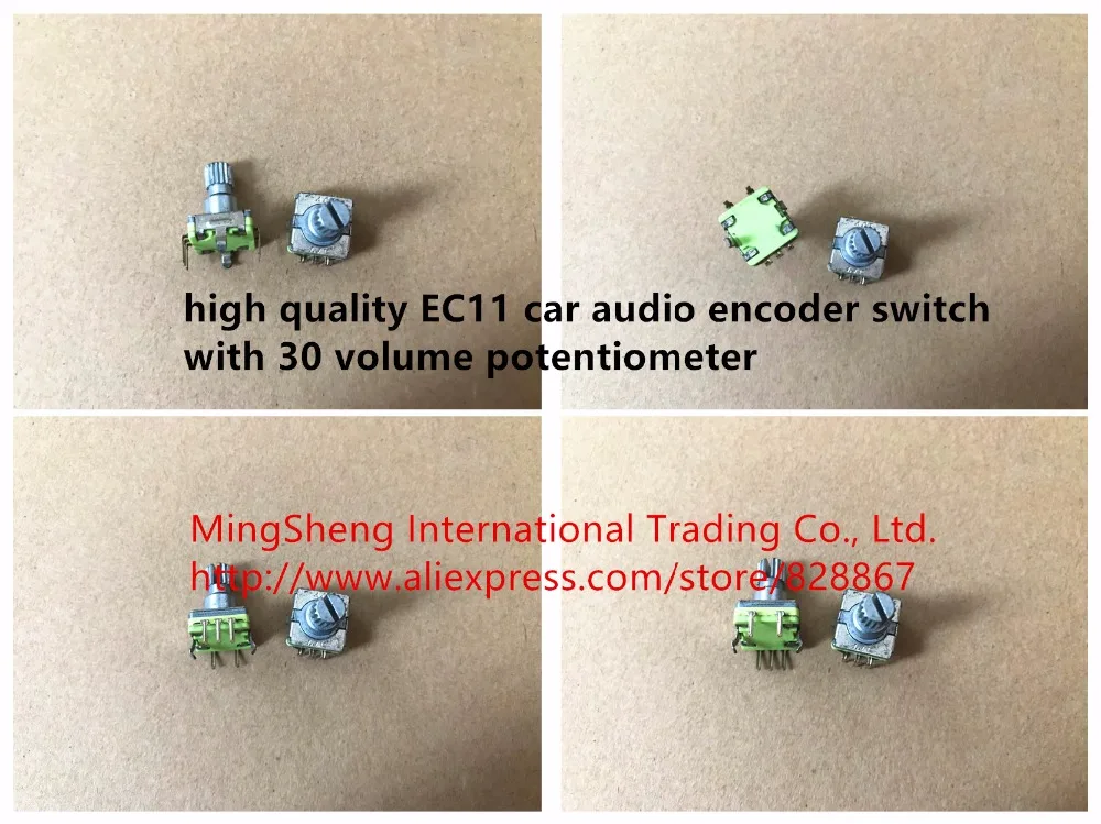Original new 100% high quality EC11 car audio encoder switch with 30 volume potentiometer
Original new 100% high quality EC11 car audio encoder switch with 30 volume potentiometer