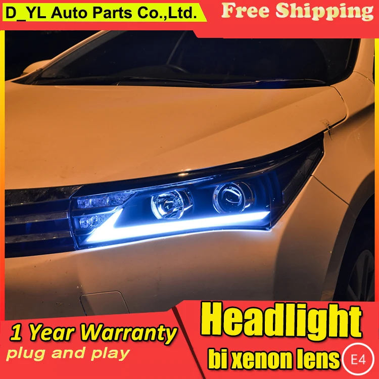 Car Styling Headlights for Corolla 2014-16 LED Headlight for Corolla Head Lamp LED Daytime Running Light LED DRL Bi-Xenon HID
Car Styling Headlights for Corolla 2014-16 LED Headlight for Corolla Head Lamp LED Daytime Running Light LED DRL Bi-Xenon HID