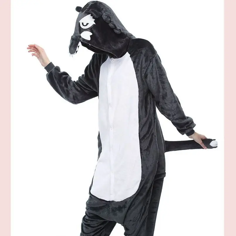 Adults Animal Pajamas Sets Cartoon Sleepwear Cosplay Zipper Women Men Winter Unisex Flannel Wolf Pajamas
Adults Animal Pajamas Sets Cartoon Sleepwear Cosplay Zipper Women Men Winter Unisex Flannel Wolf Pajamas