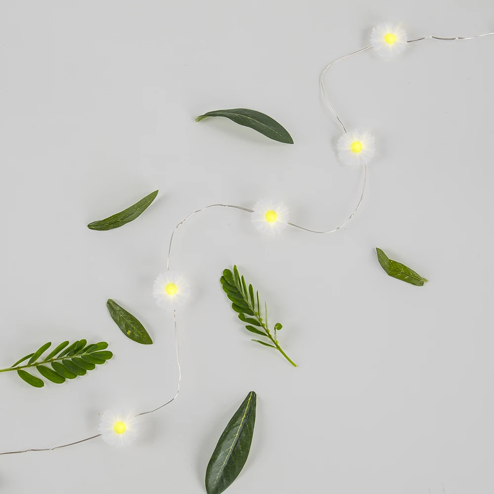 3.3M 30LED Daisy Silver Wire String Lights LED Fairy Lights Christmas Wedding decoration Lights Battery Operate twinkle lights
3.3M 30LED Daisy Silver Wire String Lights LED Fairy Lights Christmas Wedding decoration Lights Battery Operate twinkle lights