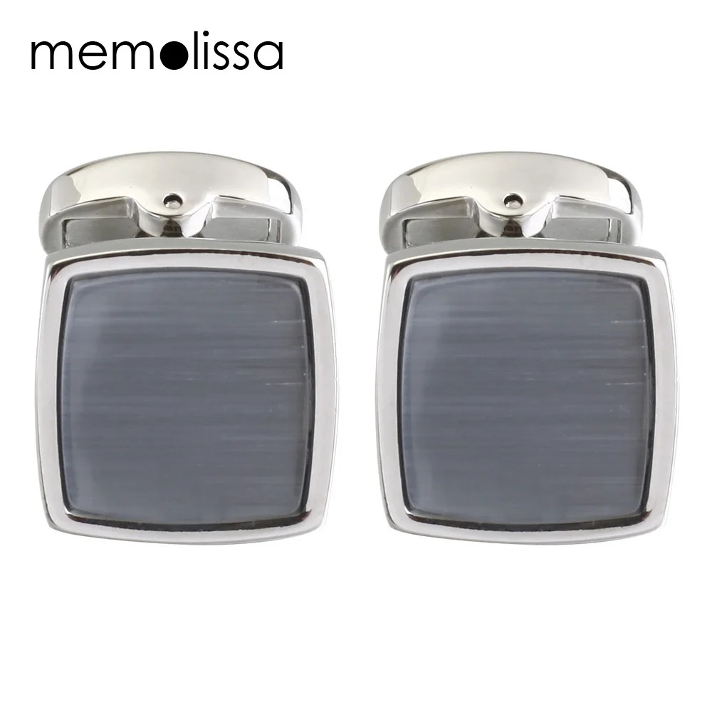 Memolissa Classic Shirt Cufflinks For mens Gray Cat Eye Stone High Quality Business Party Cuff links for Groom
Memolissa Classic Shirt Cufflinks For mens Gray Cat Eye Stone High Quality Business Party Cuff links for Groom