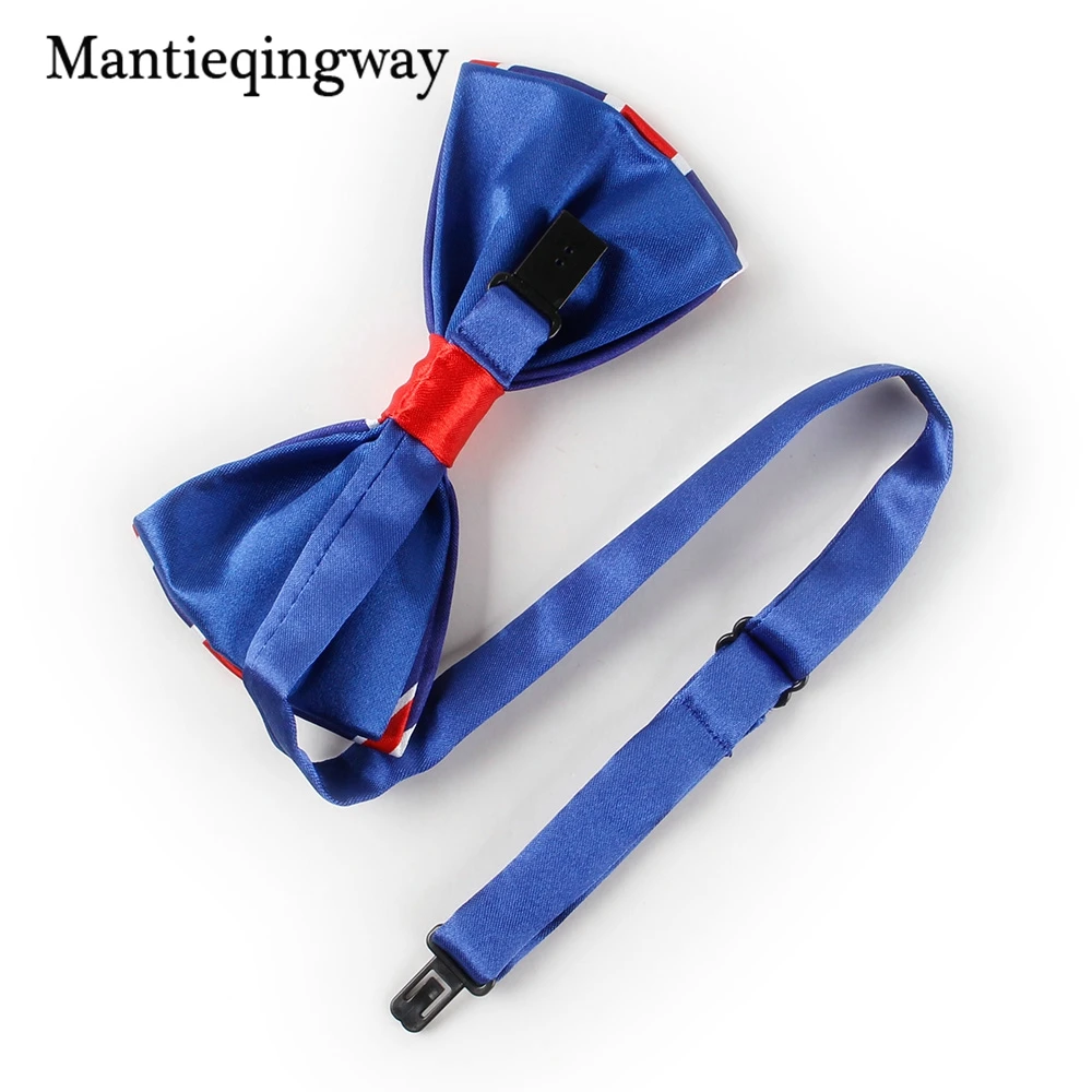 Мужской галстук-бабочка Mantieqingway мужской смокинг в стиле унисекс красный синий