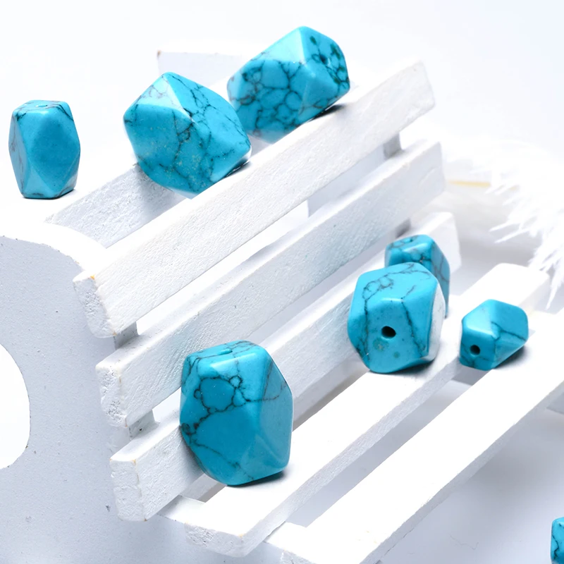 20pcs/pack 8x12mm Natural Synthetic Blue Turquoises Faceted Loose Beads Stones Beading Jewelry Making DIY Necklace Accessories
20pcs/pack 8x12mm Natural Synthetic Blue Turquoises Faceted Loose Beads Stones Beading Jewelry Making DIY Necklace Accessories