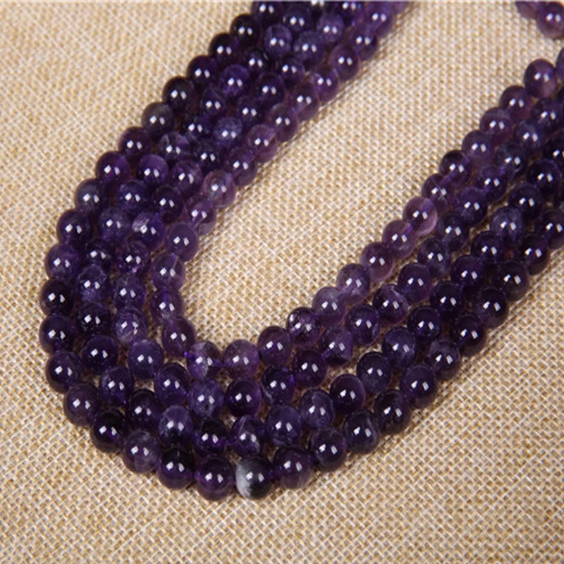 High Quality Natural Amethysts Stone Beads Round Purple Crystal Quartz Beads For Handmade DIY Jewelry Making 4/6/8/10/12/14mm
High Quality Natural Amethysts Stone Beads Round Purple Crystal Quartz Beads For Handmade DIY Jewelry Making 4/6/8/10/12/14mm