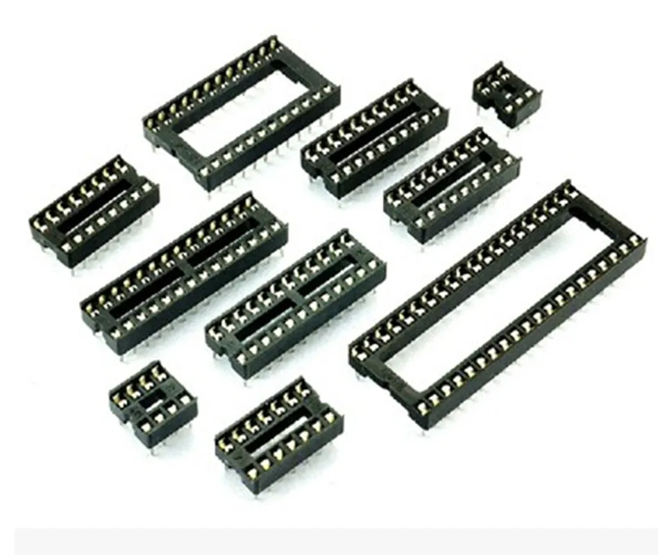 10 шт. разъем IC DIP6 DIP8 DIP14 DIP16 DIP18 DIP20 DIP24 DIP28 DIP40 Штекерный DIP|Запасные части| |