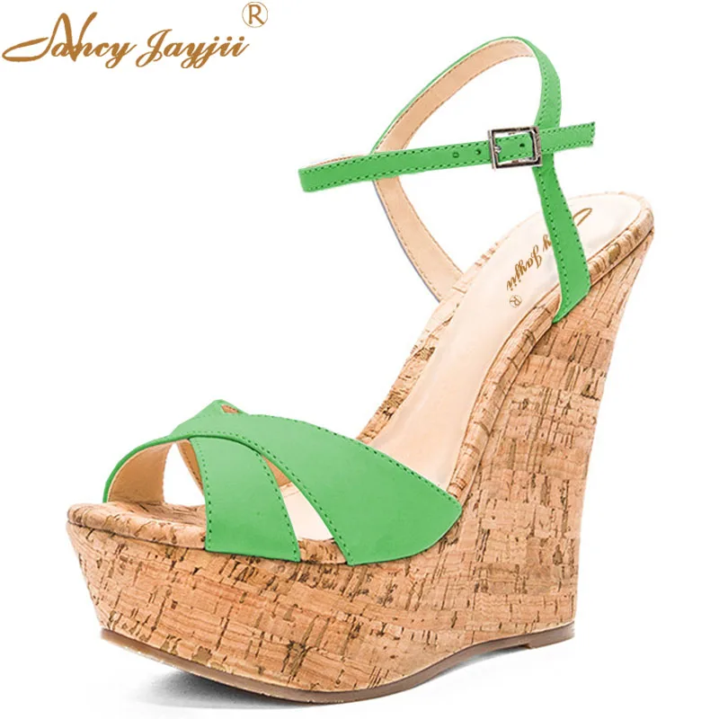Women Summer Wooden Platform Wedges Sandals 2021 Woman Casual Super High Chunky Heels Girl Beach Party Buckle Strap Shoes
Women Summer Wooden Platform Wedges Sandals 2021 Woman Casual Super High Chunky Heels Girl Beach Party Buckle Strap Shoes