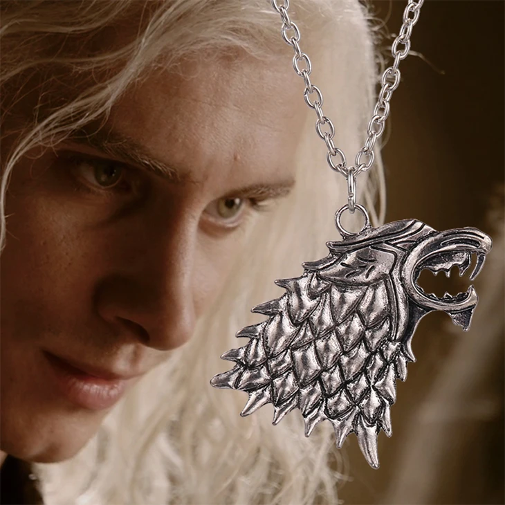 Dire Wolf Necklace Song Of Ice And Fire Vintage Stark Jon Antique Silver Color Pendant Animal Movie Jewelry Men Women Wholesale
Dire Wolf Necklace Song Of Ice And Fire Vintage Stark Jon Antique Silver Color Pendant Animal Movie Jewelry Men Women Wholesale