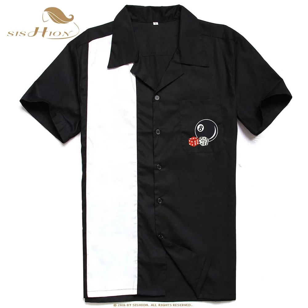 SISHION Men Shirt ST126 Summer 2022 Short Sleeve Cotton Embroidery L-3XL Vintage Rockabilly Retro Shirts
SISHION Men Shirt ST126 Summer 2022 Short Sleeve Cotton Embroidery L-3XL Vintage Rockabilly Retro Shirts