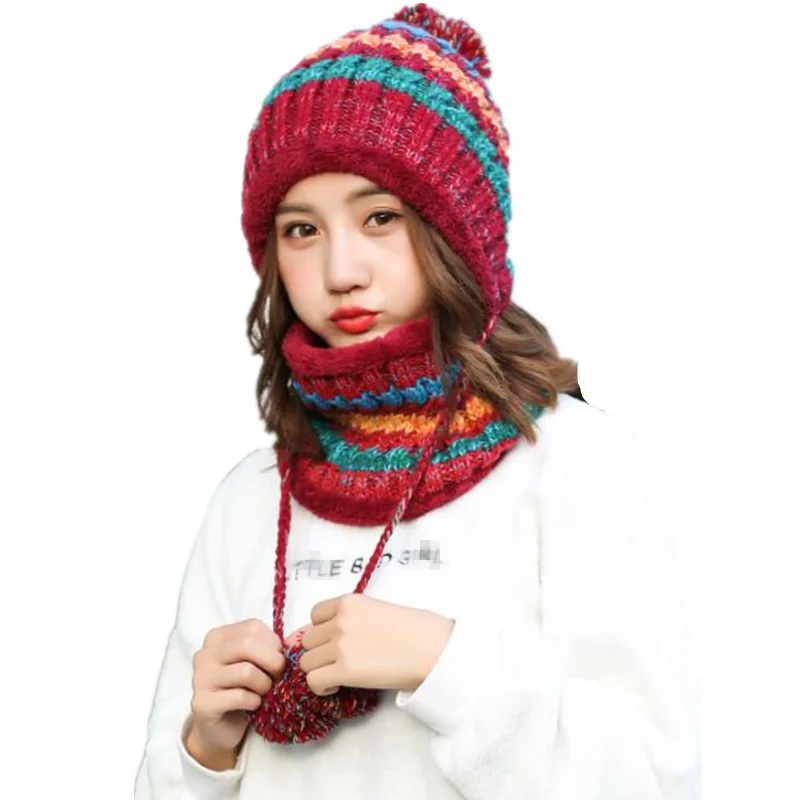 2pcs/set 2017 brand Real Big Fur pom poms ball Knitted Cap hats scarf hat set Winter women Hat Beanie Hat thick female cap
2pcs/set 2017 brand Real Big Fur pom poms ball Knitted Cap hats scarf hat set Winter women Hat Beanie Hat thick female cap