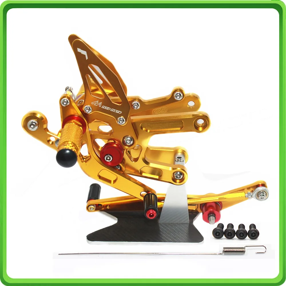 Adjustable Rearsets rear set sets footrest foot rest pegs for Yamaha R6 YZF-R6 2017 2018 Gold
Adjustable Rearsets rear set sets footrest foot rest pegs for Yamaha R6 YZF-R6 2017 2018 Gold
