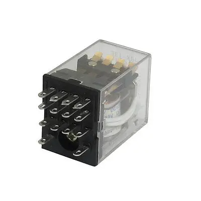 JQX-13F MY4 DC 12V Coil 14-Pin 4PDT Green LED Electromagnetic Relay Free Shipping
JQX-13F MY4 DC 12V Coil 14-Pin 4PDT Green LED Electromagnetic Relay Free Shipping