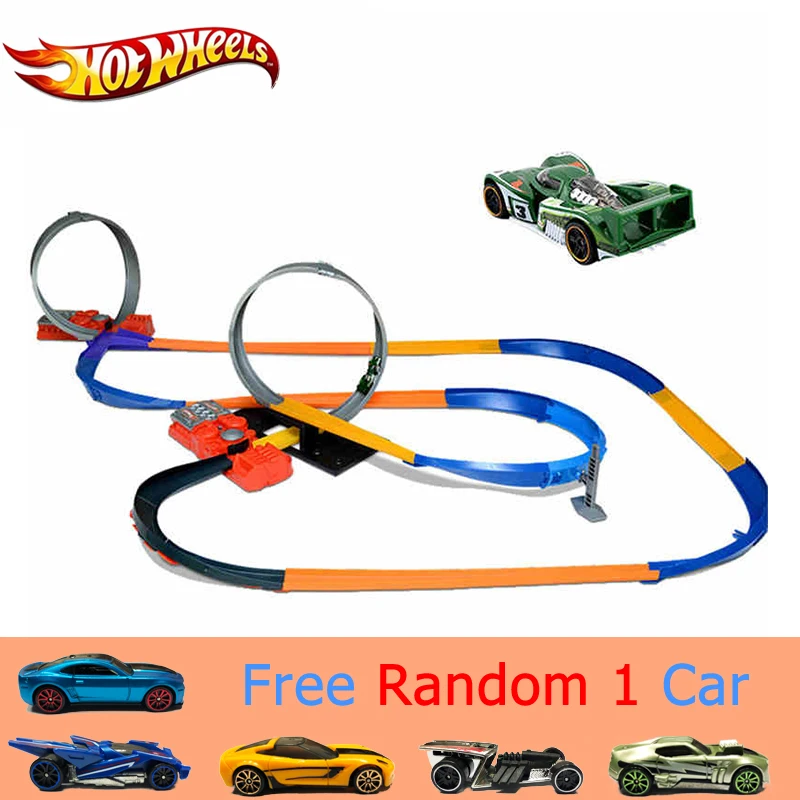 Hot Wheels спортивные автомобили трек 10 в 1 костюм brinquedo Educativo автомобиль пластик Matel
