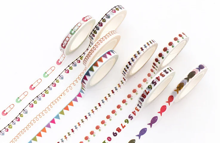 2pcs/lot slim decorative Washi Tape DIY decoration Scrapbooking Sticker Label Masking Tape School Office Supply
2pcs/lot slim decorative Washi Tape DIY decoration Scrapbooking Sticker Label Masking Tape School Office Supply