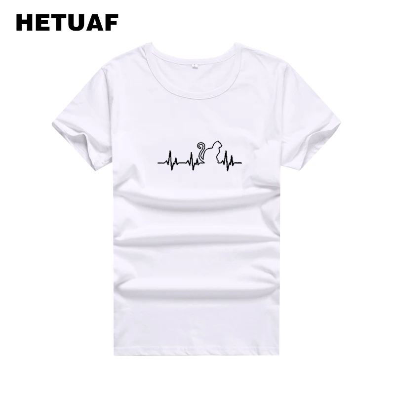 HETUAF Heartbeat Cat Kawaii Graphic Tees Women 2018 Hipster Lovely Short Sleeve Tee Shirt Femme Harajuku Tumblr T-shirt Women
HETUAF Heartbeat Cat Kawaii Graphic Tees Women 2018 Hipster Lovely Short Sleeve Tee Shirt Femme Harajuku Tumblr T-shirt Women