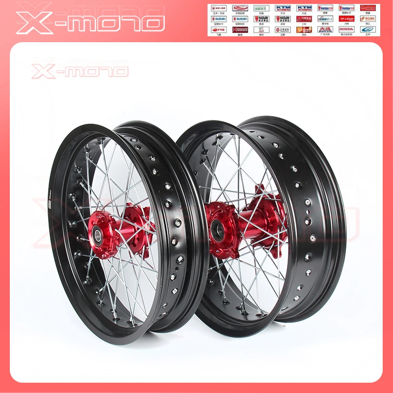 Ступица переднего и заднего колеса MX 3 5x17 дюймов 5 00x17 ДЛЯ CRF CR125R CR250R CR 125 250 R 450 X 2002 14