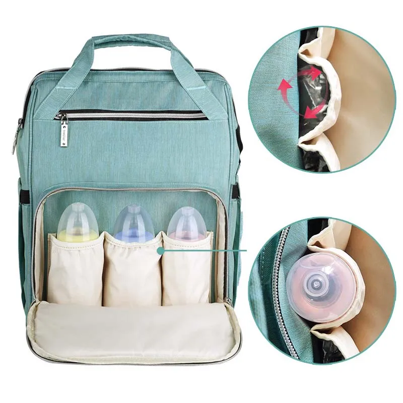 Casual Solid Color Ladies Portable Backpack Multifunctional Baby Waterproof Diaper Bag Large-capacity Mommy Bag
Casual Solid Color Ladies Portable Backpack Multifunctional Baby Waterproof Diaper Bag Large-capacity Mommy Bag