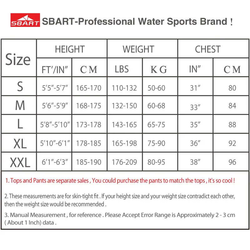 SBART Men 3MM Neoprene Long Sleeve Wetsuit Keep Warm Top UV Protection Swim Jumpsuit Windsurfing Smoothskin Jacket For Diving
SBART Men 3MM Neoprene Long Sleeve Wetsuit Keep Warm Top UV Protection Swim Jumpsuit Windsurfing Smoothskin Jacket For Diving