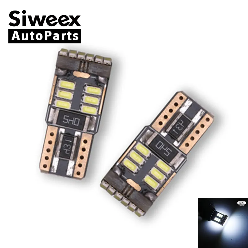 1Pcs T10 W5W Led Bulbs Canbus 194 168 3014 18 SMD Chips No Error Auto Car Door Lamp Clearance Wedge Tail Lights White DC 12V
1Pcs T10 W5W Led Bulbs Canbus 194 168 3014 18 SMD Chips No Error Auto Car Door Lamp Clearance Wedge Tail Lights White DC 12V