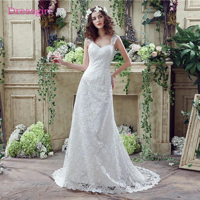Lace Vestido De Noiva Wedding Dresses Mermaid Sweetheart Cap Sleeves Appliques Boho Cheap Wedding Gown Bridal Dresses
Lace Vestido De Noiva Wedding Dresses Mermaid Sweetheart Cap Sleeves Appliques Boho Cheap Wedding Gown Bridal Dresses
