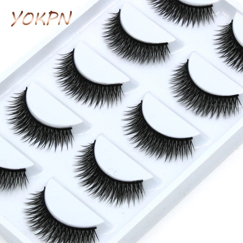 YOKPN Wholesale Short Paragraph Natural False Eyelashes Mounted Cross Thick False Eyelashes High Quality Makeup Fake Eyelashes
YOKPN Wholesale Short Paragraph Natural False Eyelashes Mounted Cross Thick False Eyelashes High Quality Makeup Fake Eyelashes