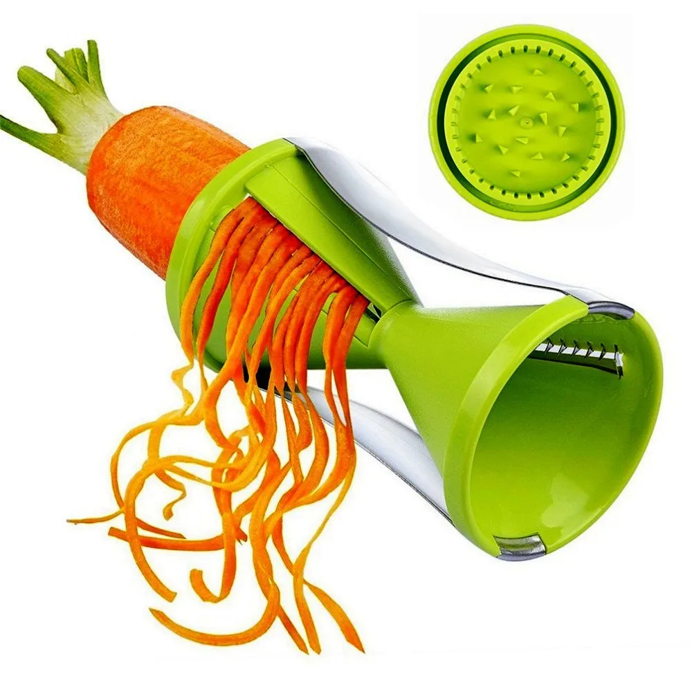 Replaceable Blades Spiral Slicer Fruit and Vegetable Spiralizer Carrot Cucumber Grater Cutters With 4 Blades Kitchen Accessories
Replaceable Blades Spiral Slicer Fruit and Vegetable Spiralizer Carrot Cucumber Grater Cutters With 4 Blades Kitchen Accessories