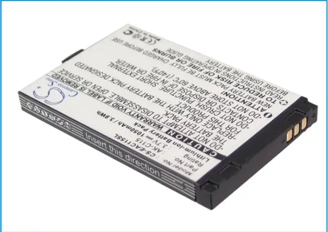 Аккумулятор Cameron Sino 1050 мАч для мобильного телефона EMPORIA Telme C100 C115 C135 C95 C96 AK-C115 |