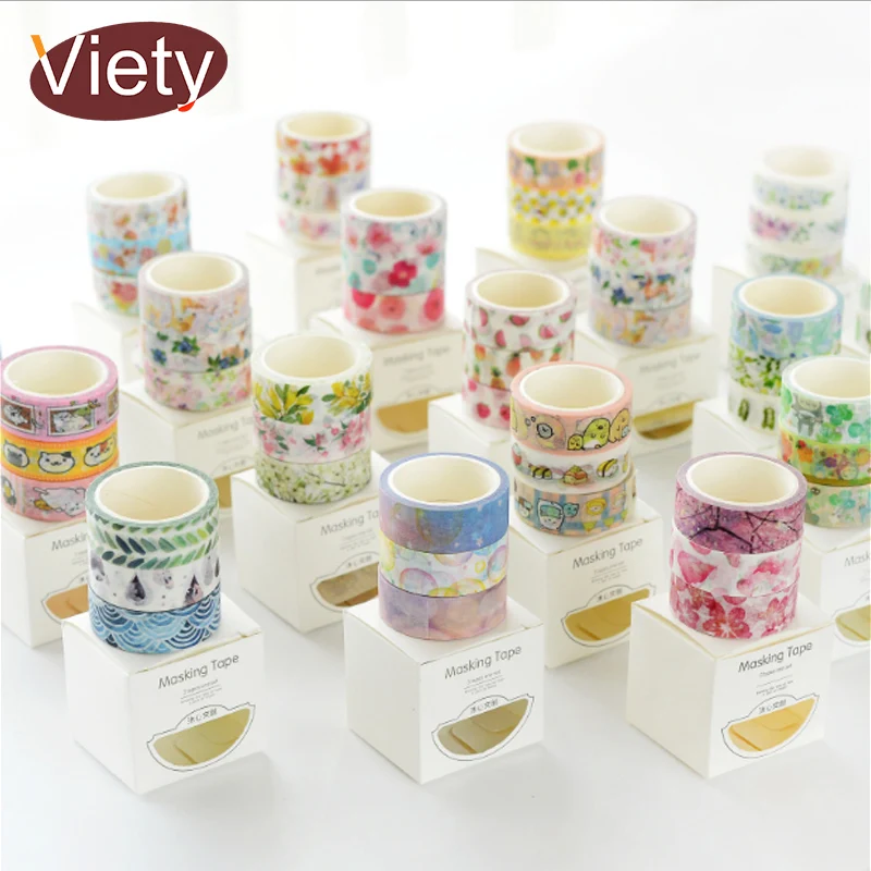3Pcs/Box 1.5-3cm*5m Fresh plants stamp fish washi tape DIY decoration scrapbooking Planner masking tape adhesive kawaii
3Pcs/Box 1.5-3cm*5m Fresh plants stamp fish washi tape DIY decoration scrapbooking Planner masking tape adhesive kawaii