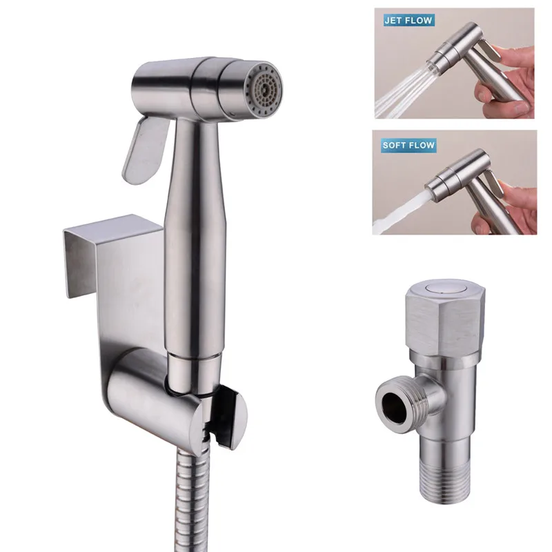 2 Functions Toilet Bidet Spray Hand Bidet Faucet Shower Shattaf Bathroom Hand Held Sprayer Douche Kit 02-188
2 Functions Toilet Bidet Spray Hand Bidet Faucet Shower Shattaf Bathroom Hand Held Sprayer Douche Kit 02-188