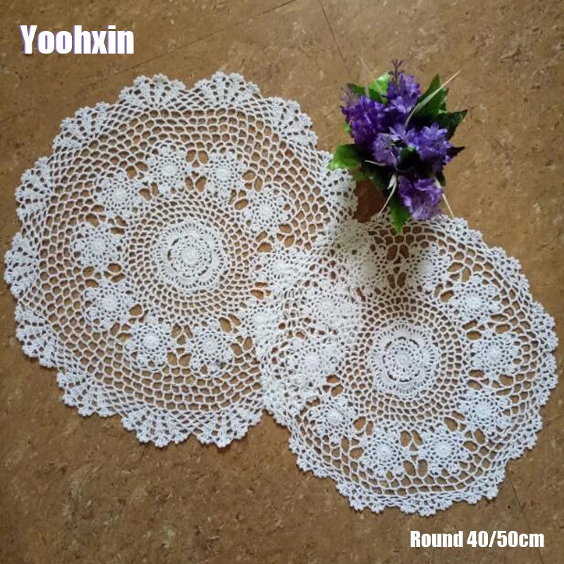 HOT Handmade Lace Round Cotton Table Place Mat Pad Cloth Crochet Placemat Cup Mug Wedding Home Tea Coffee Coaster Doily Kitchen
HOT Handmade Lace Round Cotton Table Place Mat Pad Cloth Crochet Placemat Cup Mug Wedding Home Tea Coffee Coaster Doily Kitchen