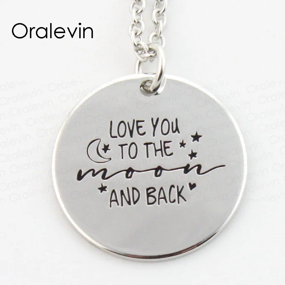 LOVE YOU TO THE MOON AND BACK Memorial Pendant Charms Necklace Gift Jewelry 10Pcs/Lot,#LN371
LOVE YOU TO THE MOON AND BACK Memorial Pendant Charms Necklace Gift Jewelry 10Pcs/Lot,#LN371