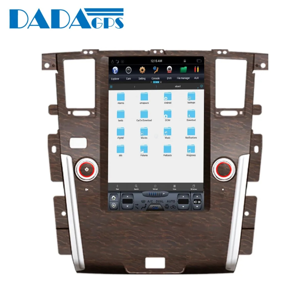 12.1"Tesla style Wooden Android 6.0 Car multimedia radio player For NISSAN PATROL 2010-2017 tape recorder GPS Map Navigation
12.1"Tesla style Wooden Android 6.0 Car multimedia radio player For NISSAN PATROL 2010-2017 tape recorder GPS Map Navigation