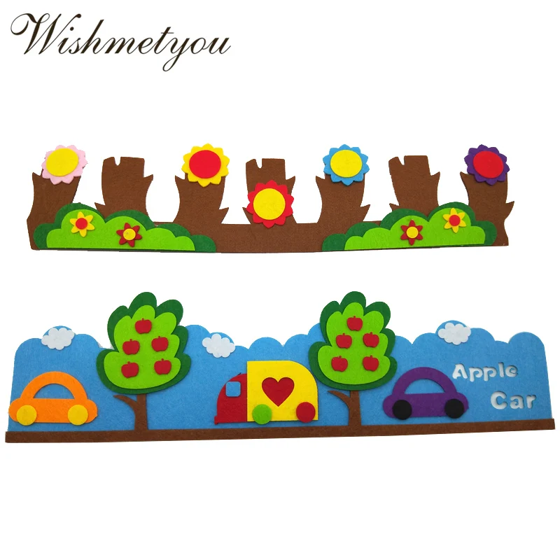 WISHMETYOU Apple Tree Flowers Non Woven Fabric Felt Cute Cars Guardrail For Decor Kids Home Supplies Diy Kindergarten Stickers
WISHMETYOU Apple Tree Flowers Non Woven Fabric Felt Cute Cars Guardrail For Decor Kids Home Supplies Diy Kindergarten Stickers