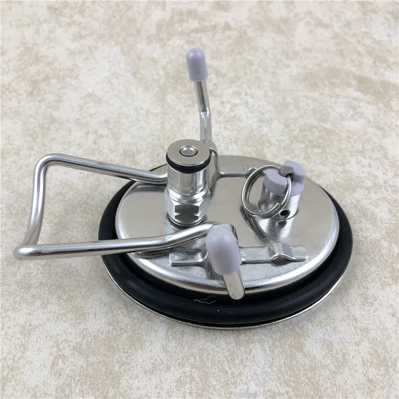 Homebrew beer Keg Carbonating Beer Keg Carbonation Lid, Ball Lock Style Beer Kegs Replacement Lid bar accessory
Homebrew beer Keg Carbonating Beer Keg Carbonation Lid, Ball Lock Style Beer Kegs Replacement Lid bar accessory