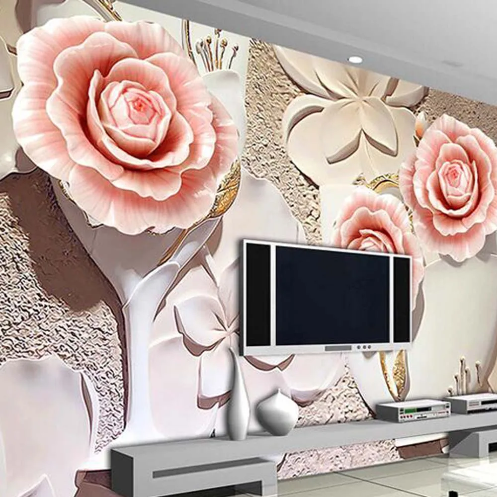 Embossed Paper Rose 3D Wallpaper Wall Mural Large Photo Murals floral Wall Paper Textile Living Room Bedroom Wallcovering
Embossed Paper Rose 3D Wallpaper Wall Mural Large Photo Murals floral Wall Paper Textile Living Room Bedroom Wallcovering