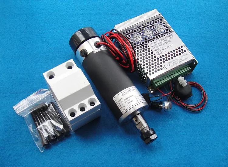 57mm air-cooled spindle motor ER16-110V-600W engraving machine dc spindle large torque take power and bracket
57mm air-cooled spindle motor ER16-110V-600W engraving machine dc spindle large torque take power and bracket