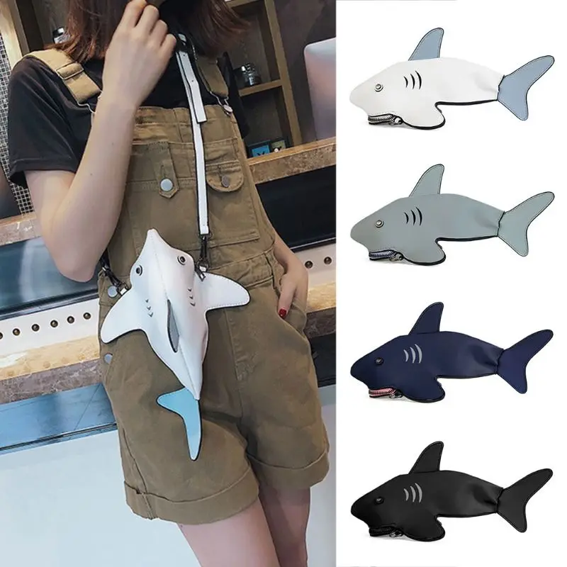 Fashion New Women Girls 3D Animal Design Shark Shape Crossbody Bags Clutch Purses Lady Casual Shoulder Messenger Bag Handbag
Fashion New Women Girls 3D Animal Design Shark Shape Crossbody Bags Clutch Purses Lady Casual Shoulder Messenger Bag Handbag