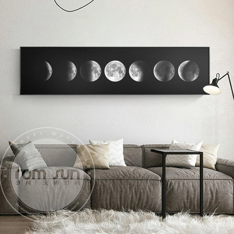 Black background mysterious eclipse process canvas painting nordic poster and print for living room bedroom wall art Home Decor
Black background mysterious eclipse process canvas painting nordic poster and print for living room bedroom wall art Home Decor