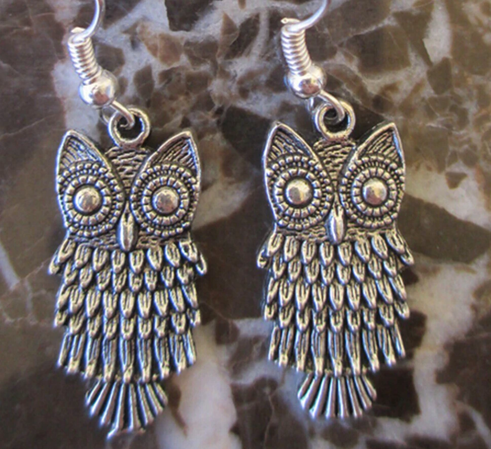 HOT !!! Fashion Jewelry Earrings Fluffy Hoot Owls Charm Drop Earrings Pendant Tibetan silver for woman gift -36
HOT !!! Fashion Jewelry Earrings Fluffy Hoot Owls Charm Drop Earrings Pendant Tibetan silver for woman gift -36