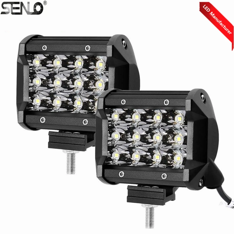 2Pcs LED Work Light 36W 4inch 12LED Waterproof Triple Row Work Driving Light Spot Beam For ATV SUV Off road 4X4 Truck Vehicle
2Pcs LED Work Light 36W 4inch 12LED Waterproof Triple Row Work Driving Light Spot Beam For ATV SUV Off road 4X4 Truck Vehicle