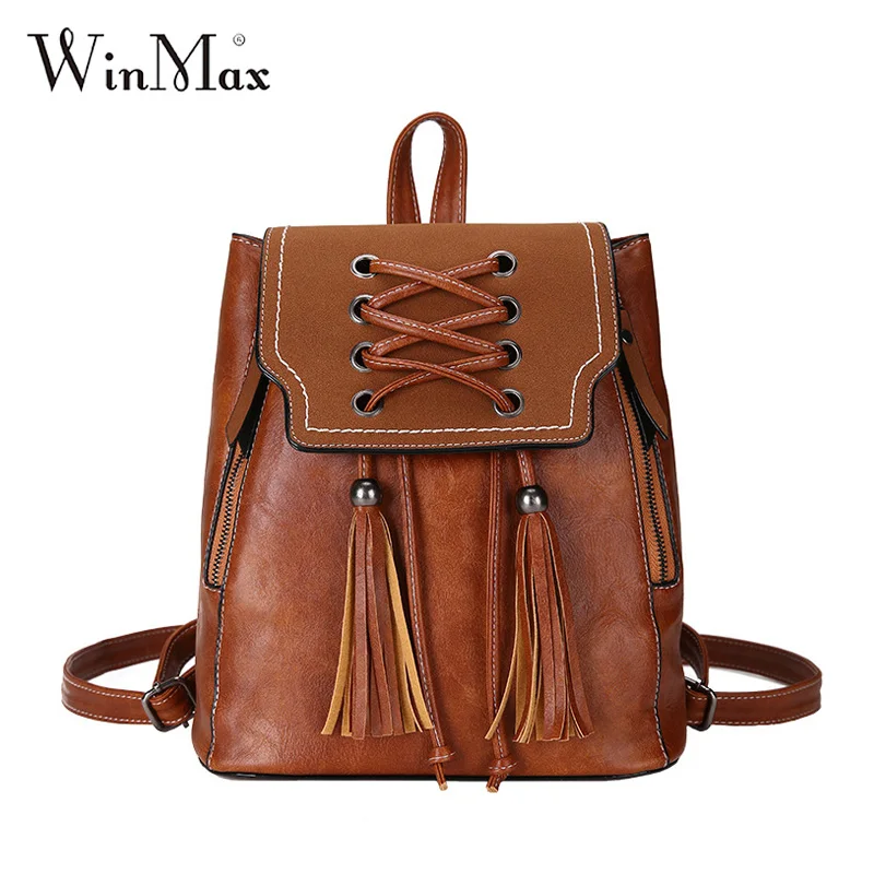 Fashion Tassel Backpack School Bags for Teenage Girls Sac A Dos Femme Mochilas Mujer PU Leather Backpack Belt Bundle Bag Pack
Fashion Tassel Backpack School Bags for Teenage Girls Sac A Dos Femme Mochilas Mujer PU Leather Backpack Belt Bundle Bag Pack