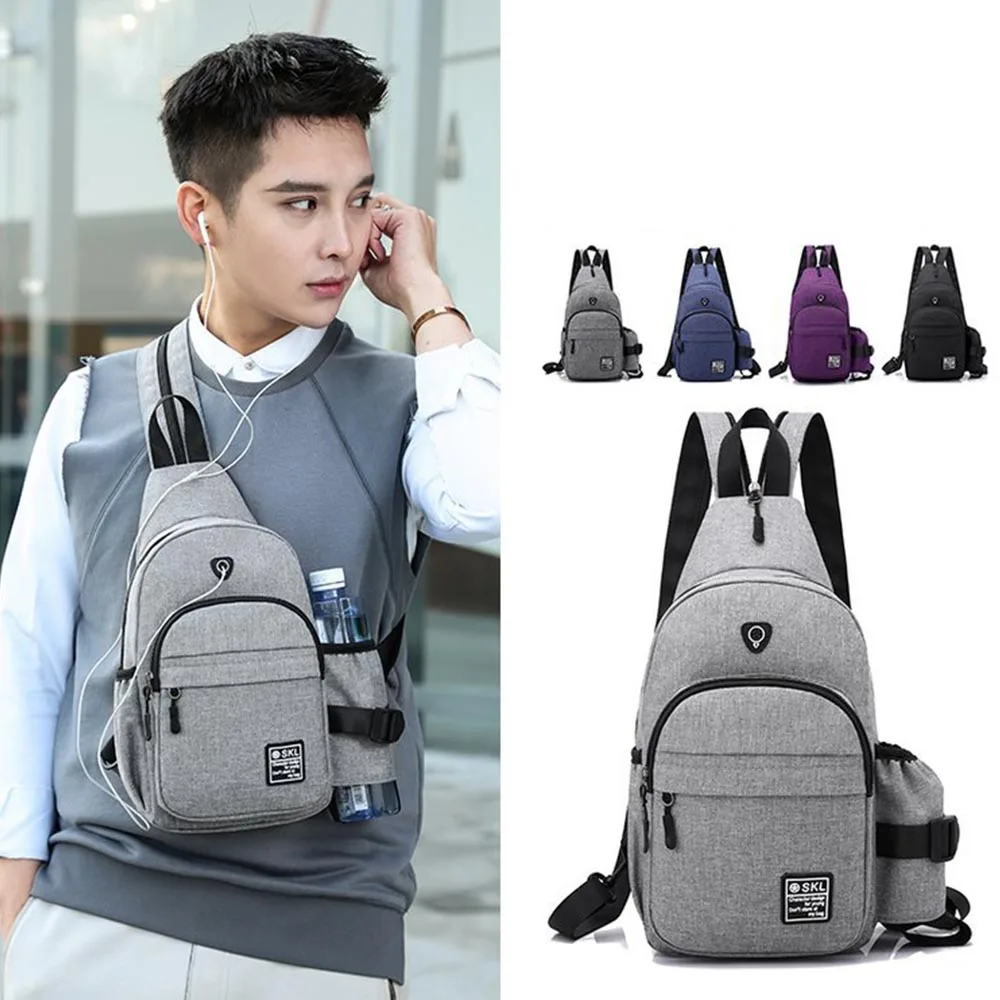 Multifunctional Men's Sling Backpack Crossbody Chest Bag with Earphones Hole Storage Tool Bag
Multifunctional Men's Sling Backpack Crossbody Chest Bag with Earphones Hole Storage Tool Bag