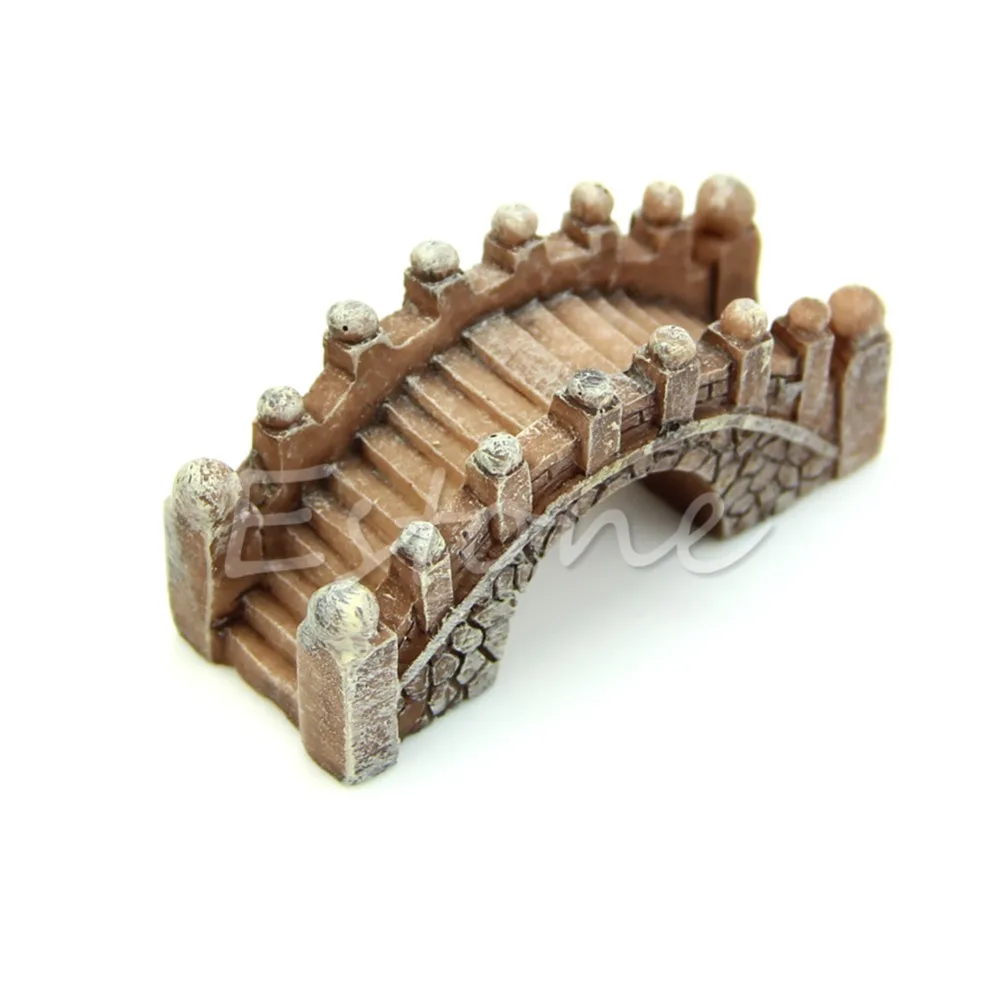 Mini Bridge Miniature Landscape Fairy Garden Terrarium Decor Tool Garden Crafts Resin Pastoral
Mini Bridge Miniature Landscape Fairy Garden Terrarium Decor Tool Garden Crafts Resin Pastoral