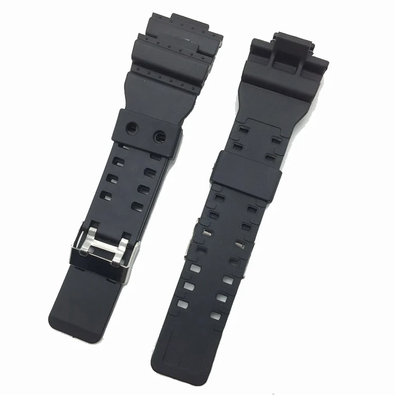Новая замена матового силикона нержавеющей стали застежка для CASIO