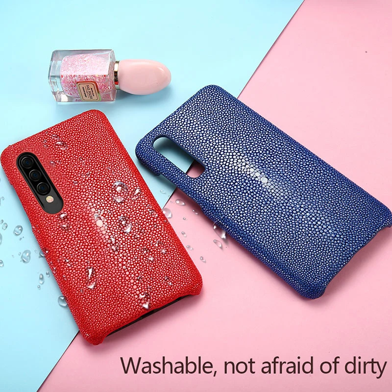 Натуральный кожаный чехол Stingray для Samsung note 10Pro, роскошный чехол с защитой от падения для Samsung A70 S10, кожаный чехол из настоящей рыбьей кожи
Натуральный кожаный чехол Stingray для Samsung note 10Pro, роскошный чехол с защитой от падения для Samsung A70 S10, кожаный чехол из настоящей рыбьей кожи