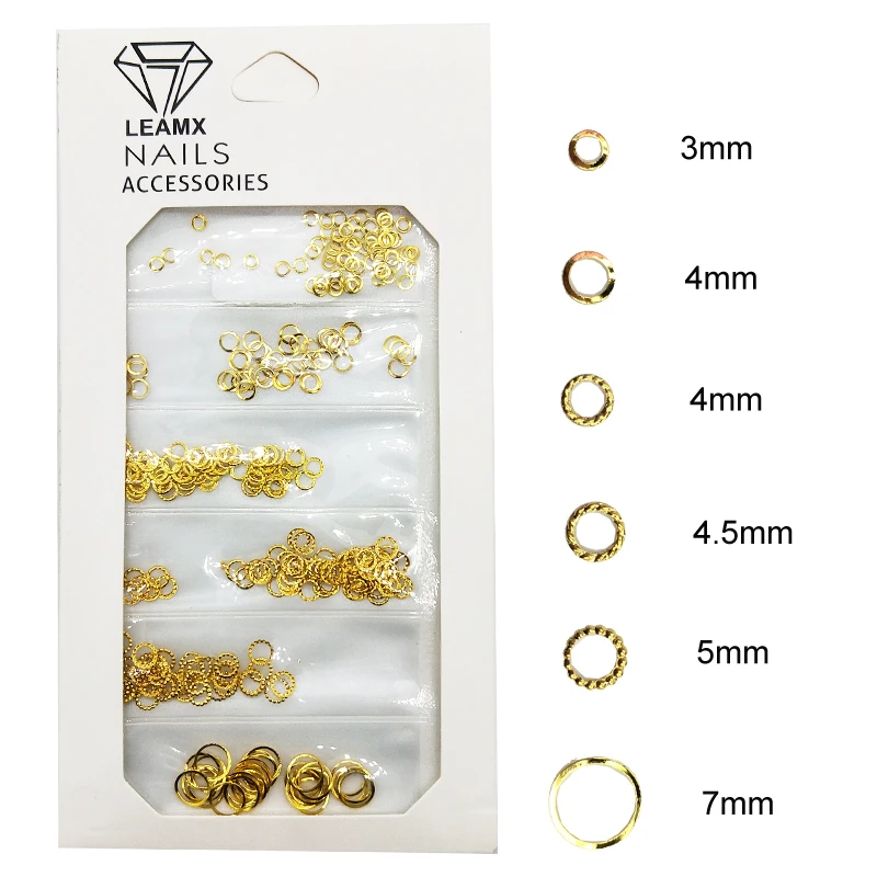 LEAMX 3D Mixed Nail Rivets Round Metal Nail Art Decoration 2019 New Nail Accessories Studs Rivet DIY Charms Manicure 5 Sizes
LEAMX 3D Mixed Nail Rivets Round Metal Nail Art Decoration 2019 New Nail Accessories Studs Rivet DIY Charms Manicure 5 Sizes