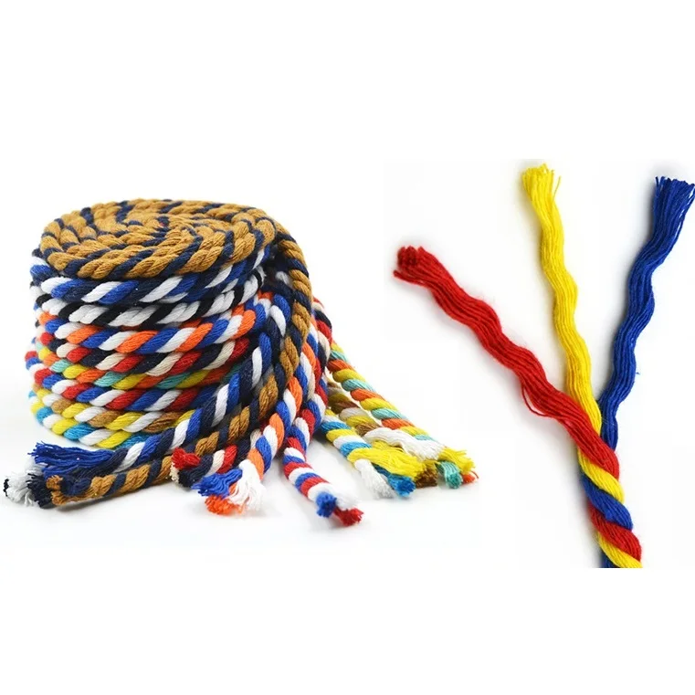 5mm Triple Twisted soft Cotton Rope 16 Color Decorative Eco-Friendly Drawstring Home Textile Cord Round twine Rope Crafts Sewing
5mm Triple Twisted soft Cotton Rope 16 Color Decorative Eco-Friendly Drawstring Home Textile Cord Round twine Rope Crafts Sewing