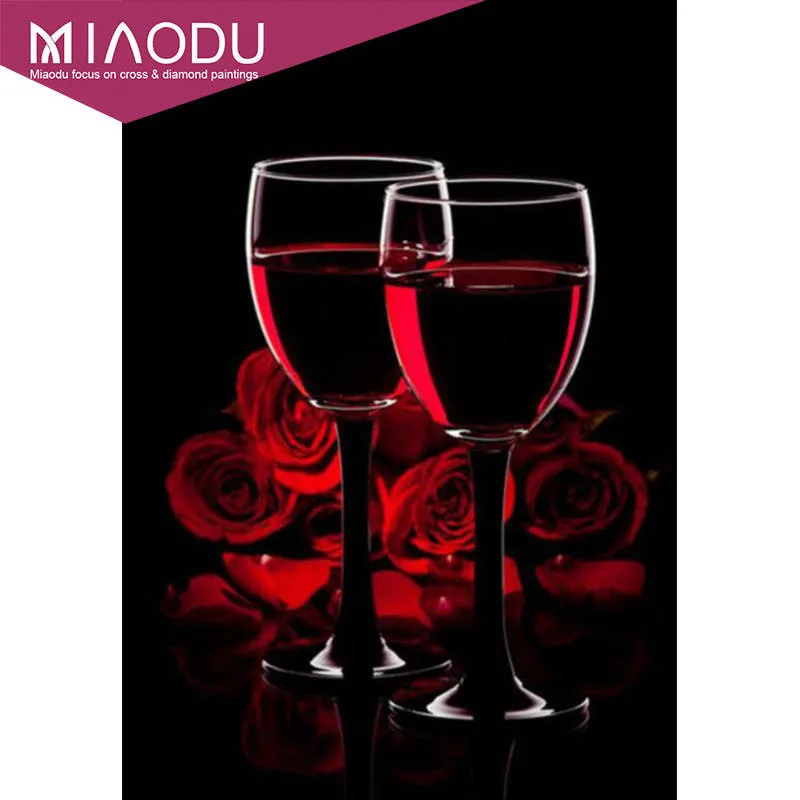 Miaodu Diy gift Wine cup rose Diamond Painting Romantic love Sweet family Diamant Embroidery Home Decoration Cross Stitch Mosaic
Miaodu Diy gift Wine cup rose Diamond Painting Romantic love Sweet family Diamant Embroidery Home Decoration Cross Stitch Mosaic
